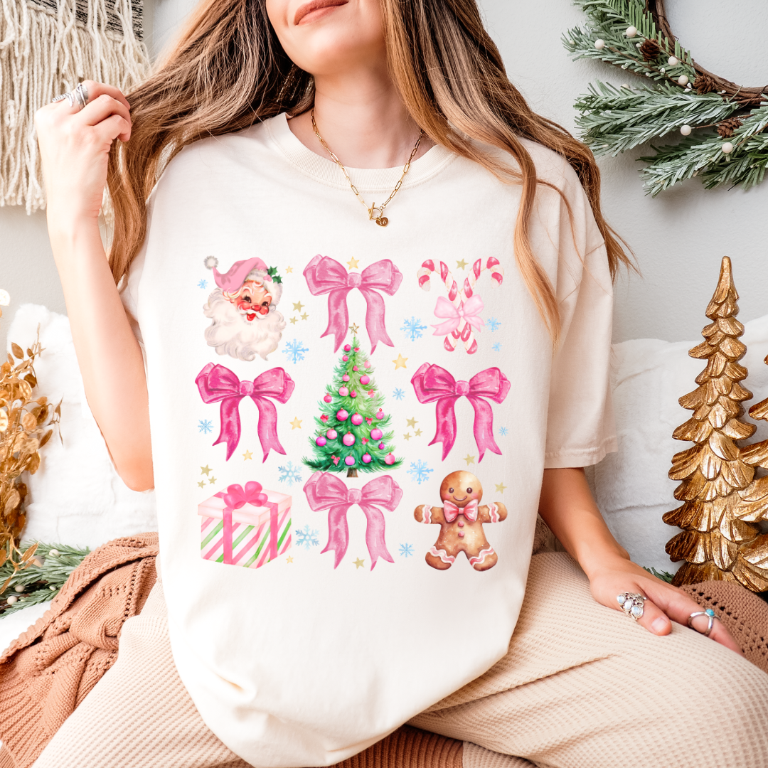 Girly Christmas Tee