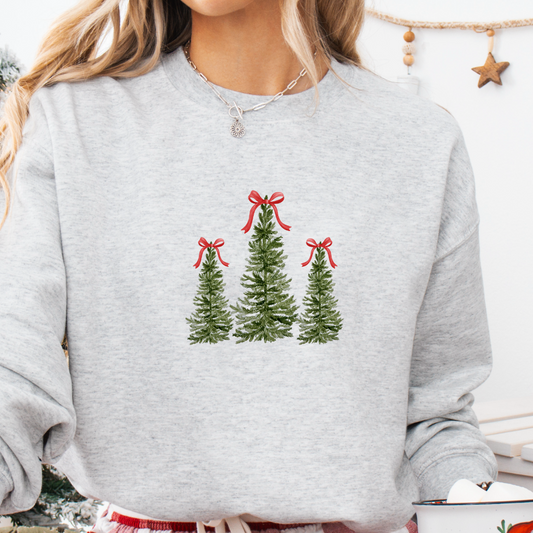 COQUETTE CHRISTMAS TREE CREWNECK