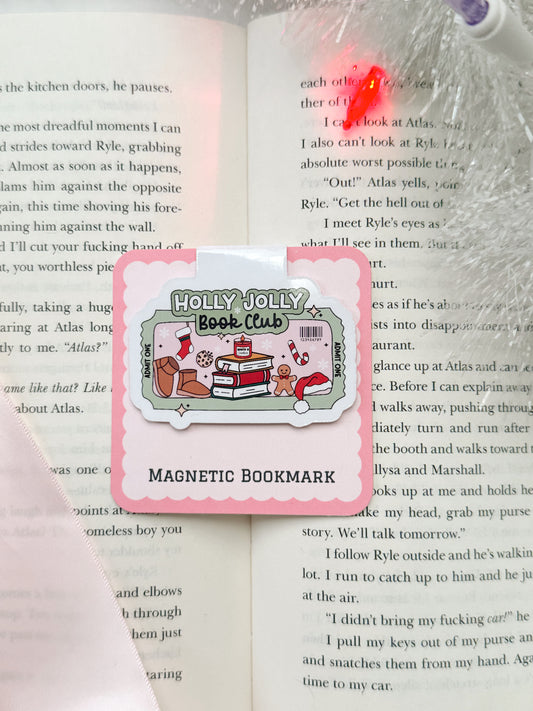 HOLLY JOLLY MAGNETIC BOOKMARK