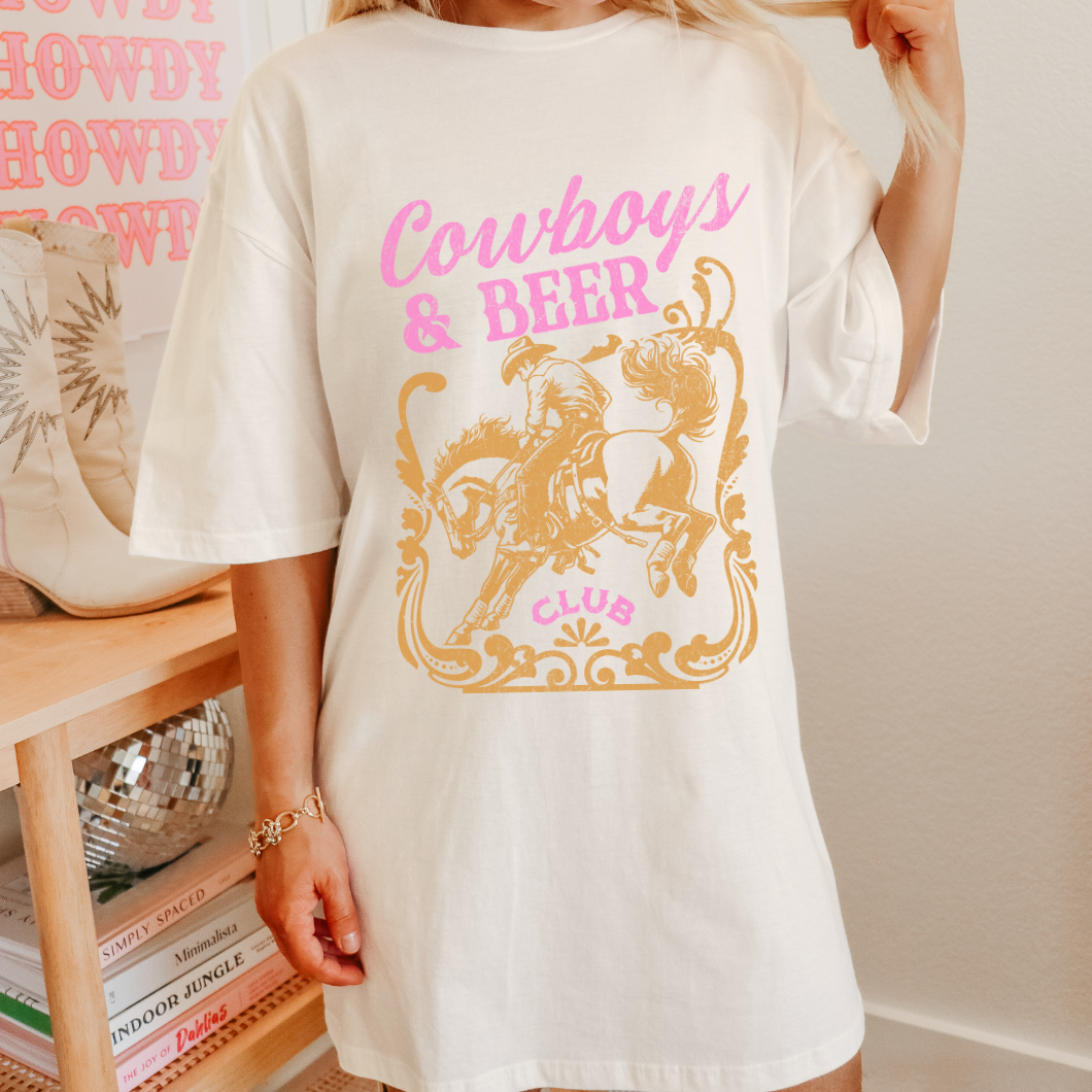 Cowboys & Beer Tee