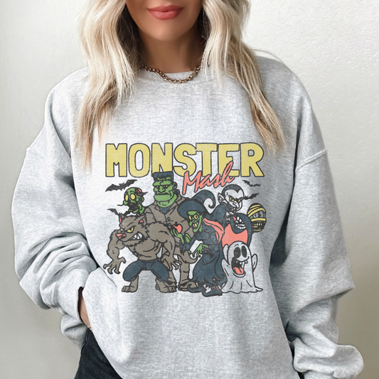 Vintage Monster Mash Crewneck