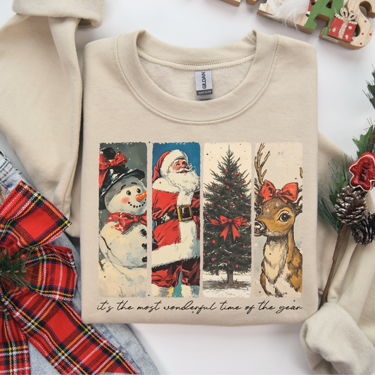 VINTAGE INSPIRED CHRISTMAS CREWNECK